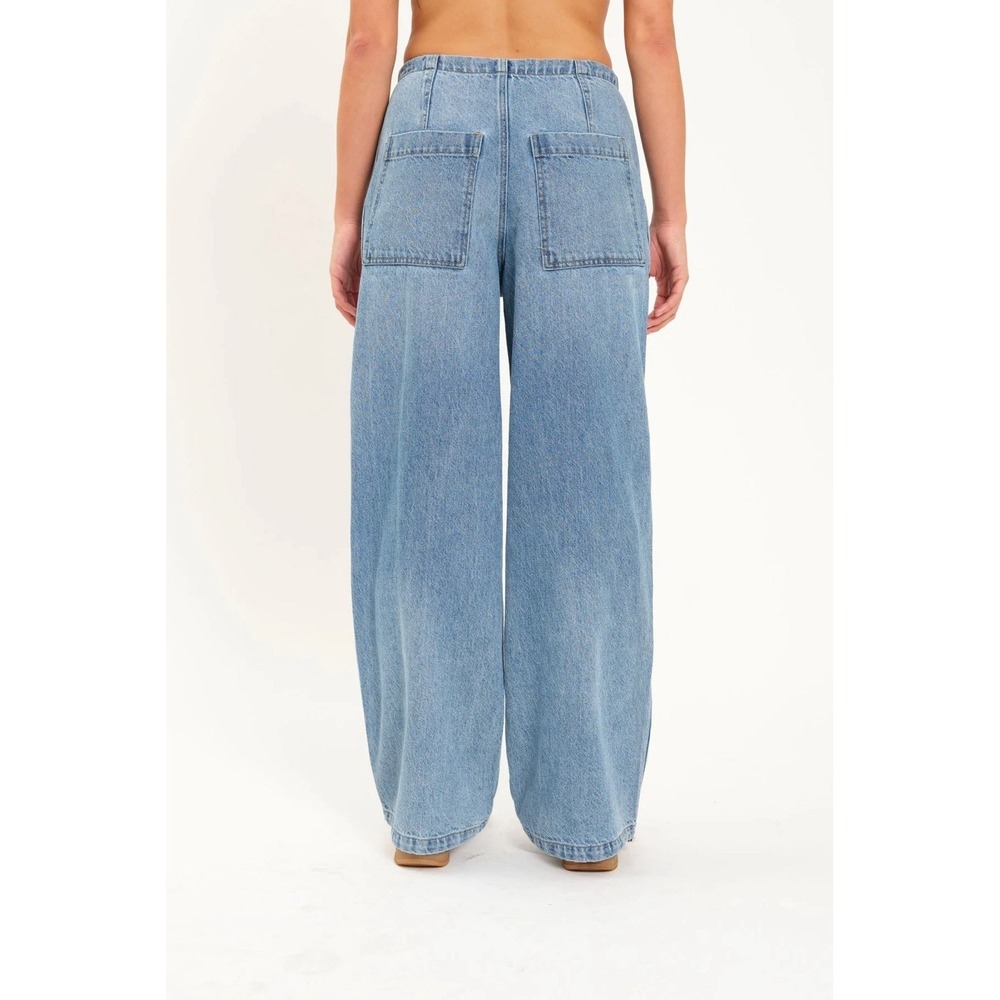 DAZE Denim Jetset Jogger Sz 26 (29) High Rise 90's Retro Cinched Ankle MSRP $122 - Picture 4 of 14